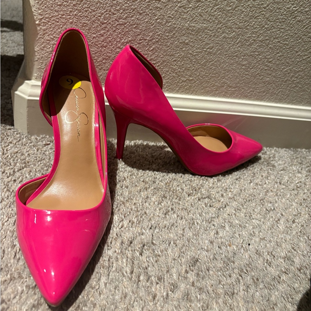 Jessica Simpson Hot Pink Heels